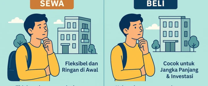 Beli atau Sewa? Pertimbangan Mahasiswa dan Pekerja Baru